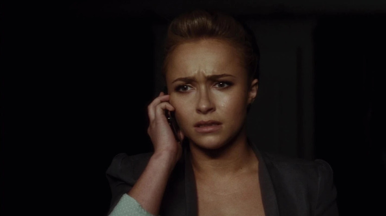 Kirby on the phone with Ghostface in Scream 4