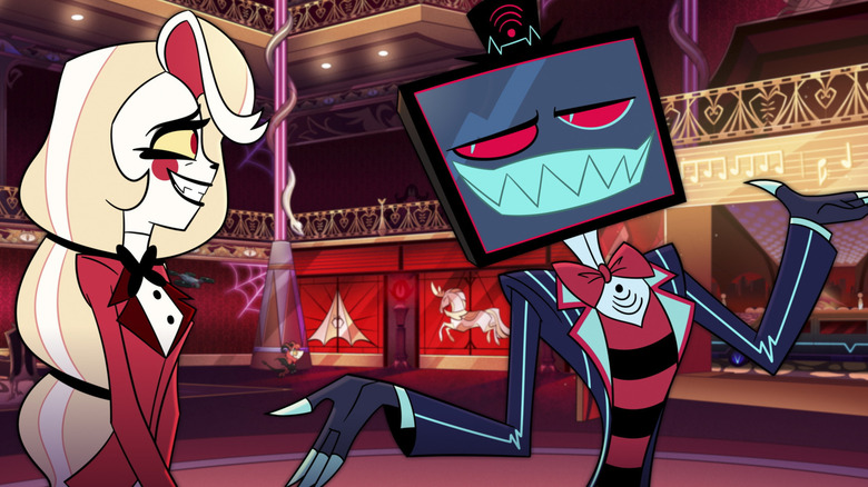 Charlie Morningstar facing down Vox in Hazbin Hotel season 2