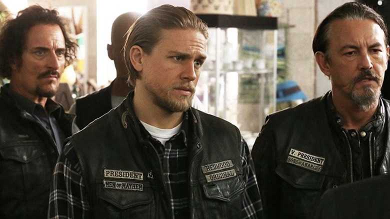 Sons of Anarchy Tig, Jax, and Chibs together