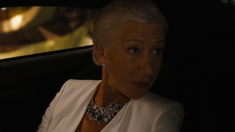 Helen Mirren as Queenie in F9: The Fast Saga