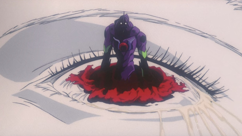 A robot in The End of Evangelion