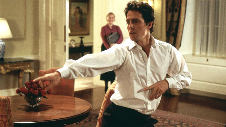 Hugh Grant dancing in Love Actually