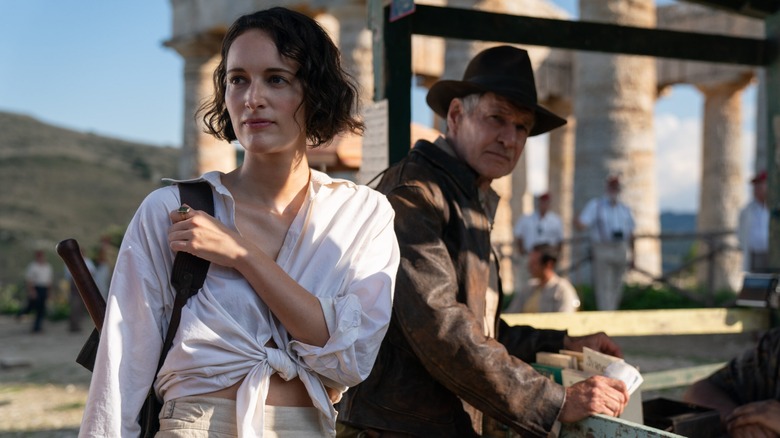Phoebe Waller-Bridge and Harrison Ford in Indiana Jones and the Dial of Destiny
