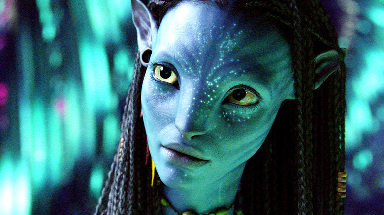 Zoe Saladaña as Neytiri in Avatar: The Way of Water