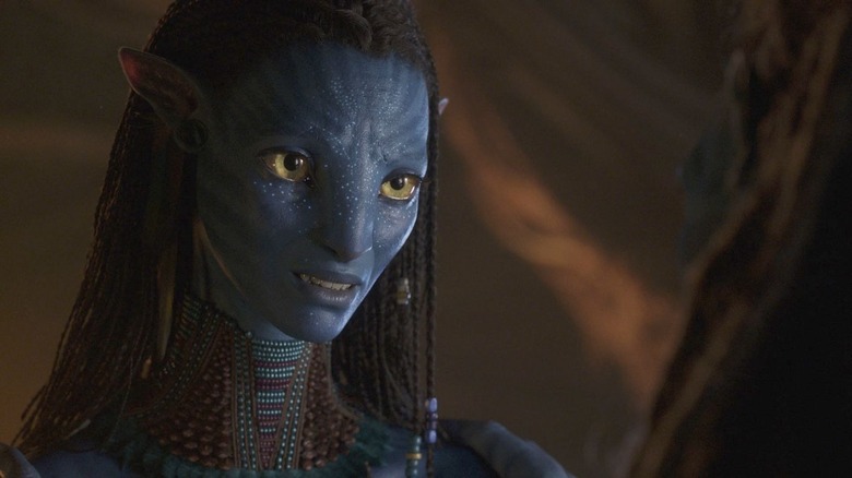 Zoe Saladana as Neytiri in Avatar: The Way of Water