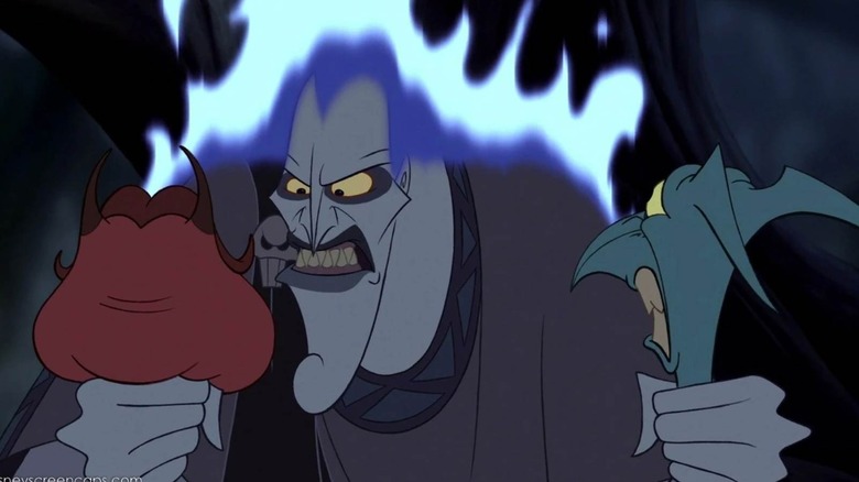 Hades strangling Pain and Panic