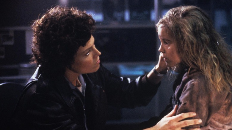 Ripley and Newt in Aliens 1986