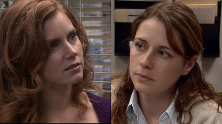 Split shot of Katy and Pam