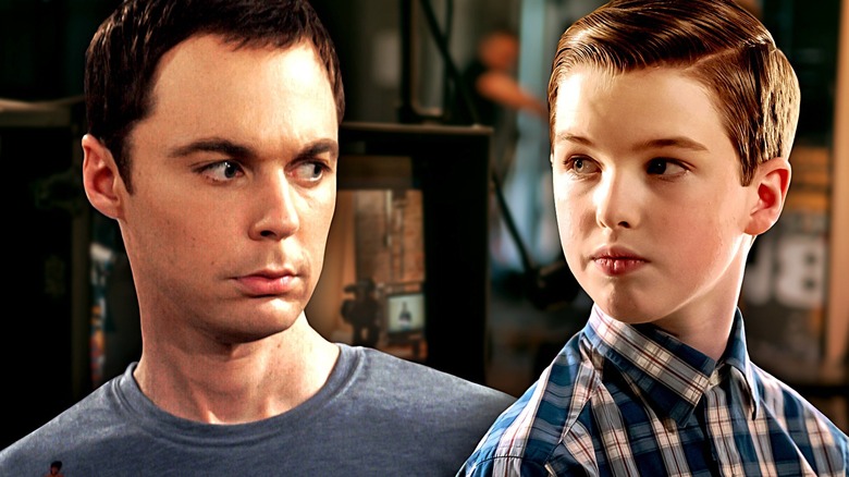 Iain Armitage's Young Sheldon and Jim Parsons' old Sheldon together