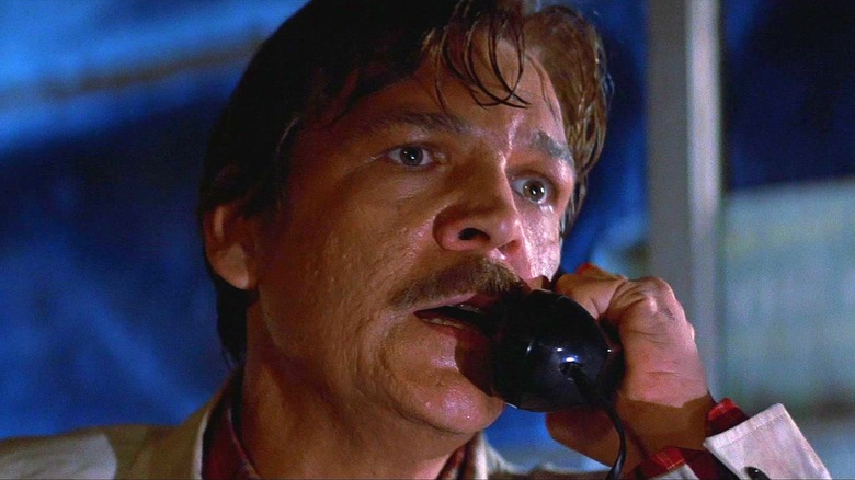 Dan Challis on the phone on Halloween III: Season of the Witch