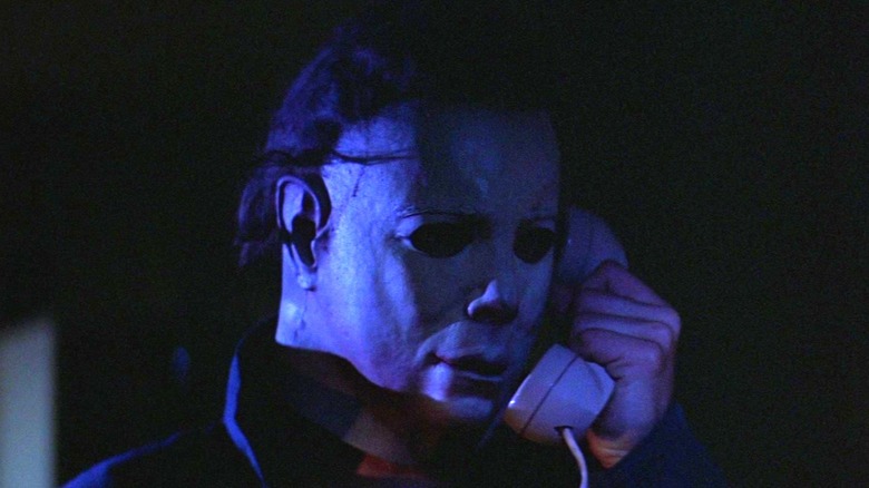 Michael Myers on the phone in Halloween