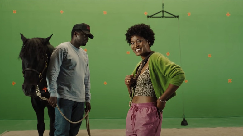 Daniel Kaluuya and Keke Palmer in Nope