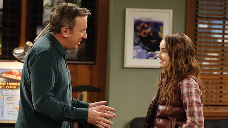Tim Allen as Mike Baxter has a heart-to-heart with Eve Baxter in Last Man Standing