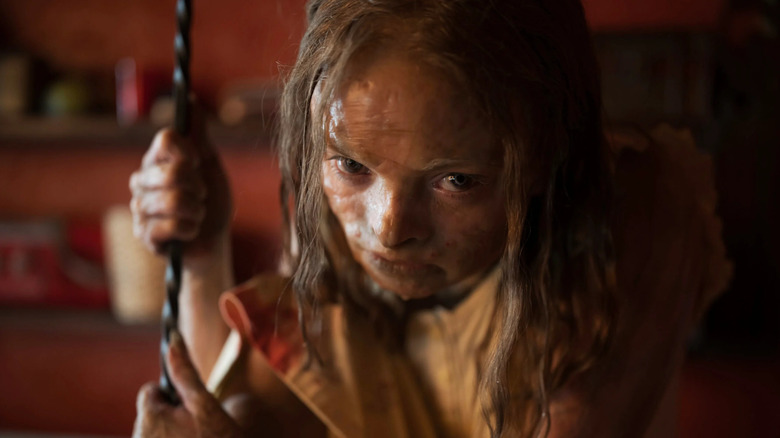 Katie is looking a little worse for wear in Lee Cronin's The Mummy