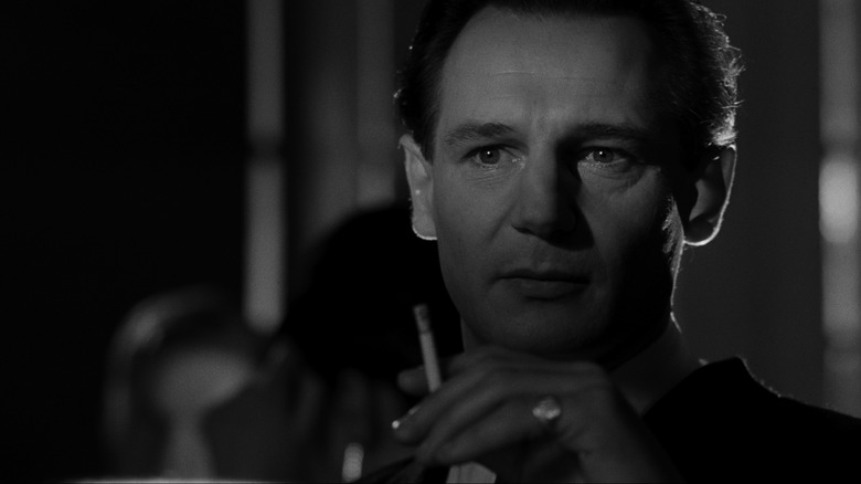 Schindler's List, Schindler holding a cigarette