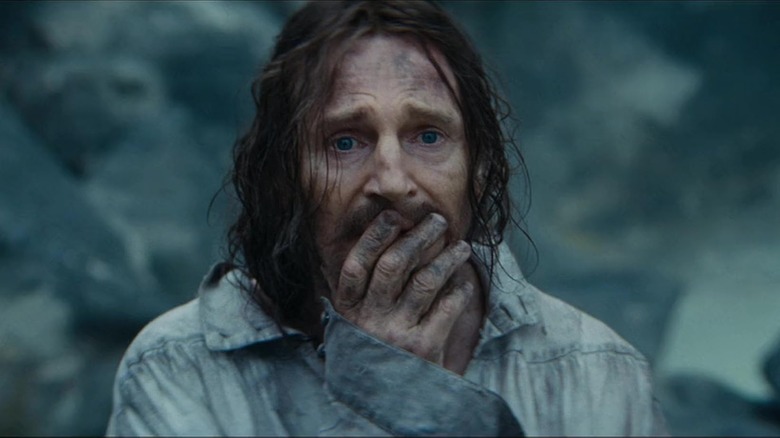 Cristóvão Ferreira (Liam Neeson) looking distraught in Silence