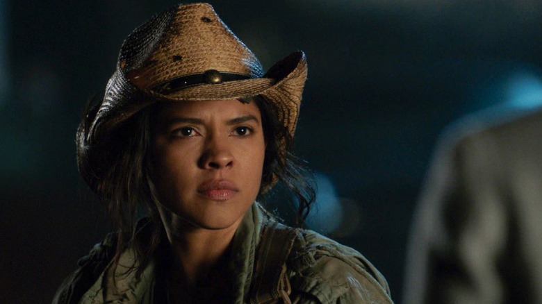 Spoooner Cruz (Lisseth Chavez) is looking at the past during tomorrow's legends