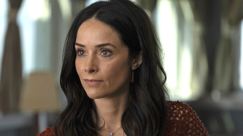 Abigail Spencer looks skeptical as Louisa Gavin on Best Medicine