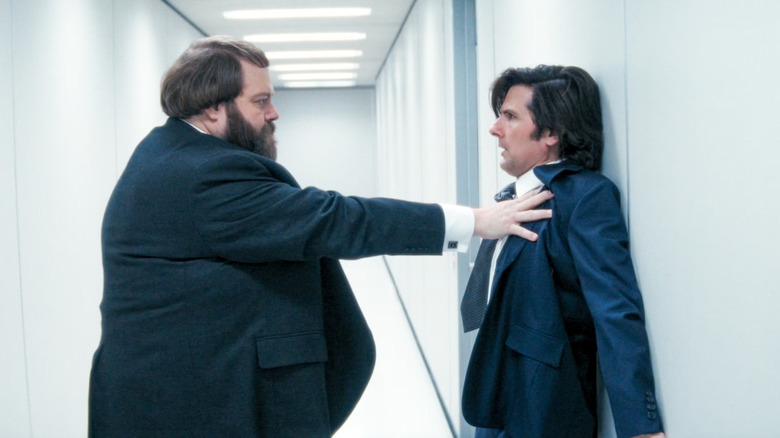 Severance, Mr. Drummond fighting Innie Mark