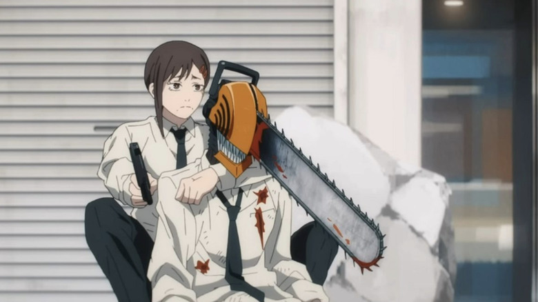Kobeni and Denji in Chainsaw Man