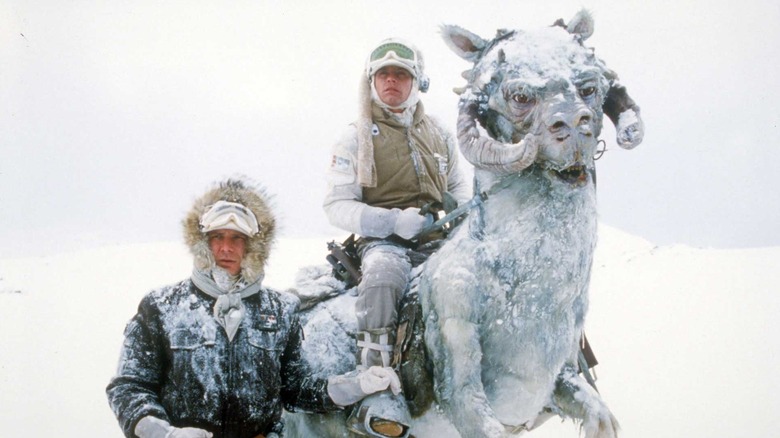 Luke and Han with Tauntaun on Hoth