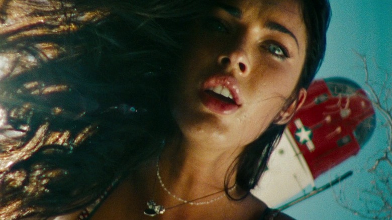 Mikaela looking worried in Transformers: Revenge of the Fallen