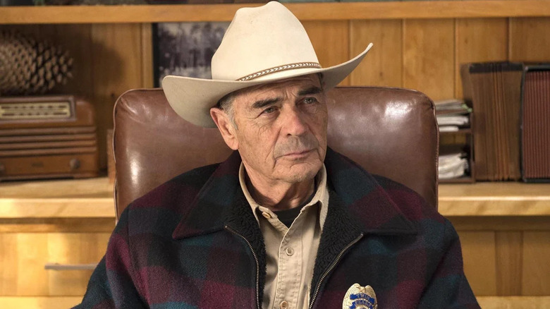 Frank Truman sitting in his office in Twin Peaks: The Return