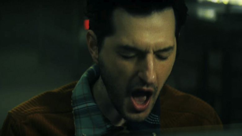 Symon singing in his lab in Mike & Nick & Nick & Alice