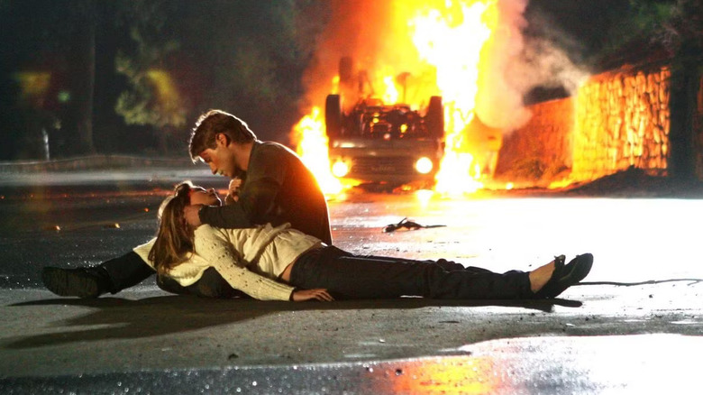 Ryan Litros Marisa after their car accident on OC