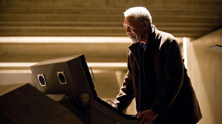 Lucius Fox in The Dark Knight Rises