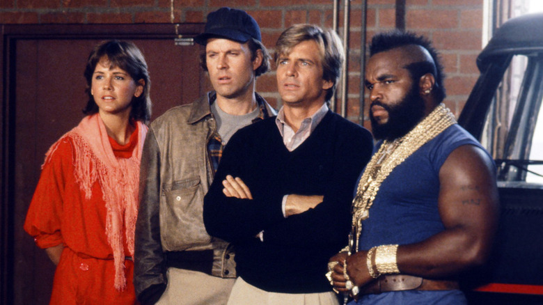 The A-Team Dirk Benedict Mr. T Dwight Schultz Melinda Culea