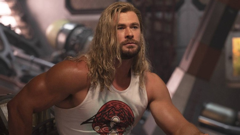 Chris Hemsworth's Thor looks relaxed in Thor: Love and Thunder