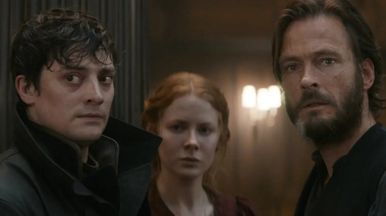 Anurin Barnard in the role of Daniel and Emily Bishham plays Mora Franklin and Andreas Bachman in the role of EK Larsen in 1899