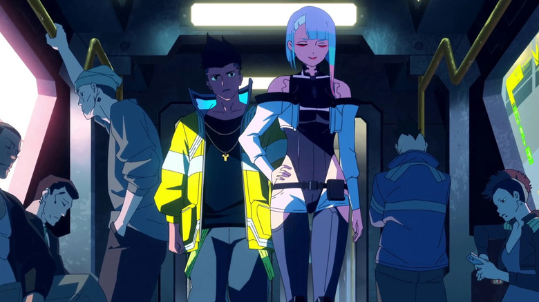 David and Rebecca on Cyberpunk: Edgerunners