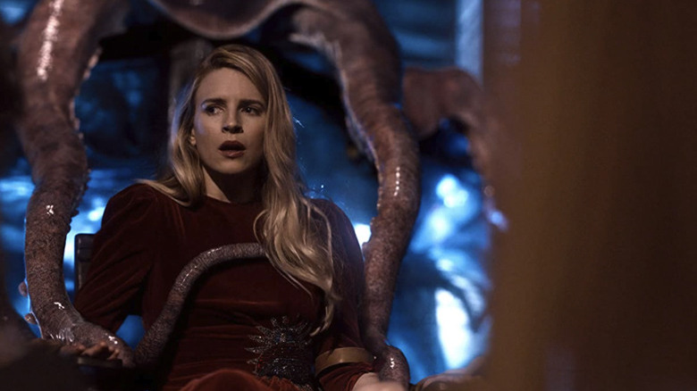 Brit Marling and an octopus in The OA