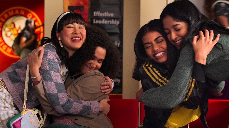 Eleanor, Fabiola, Aneesa, and Devi in Never Have I Ever