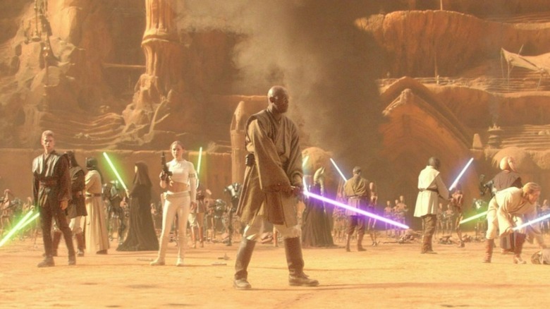 Attack of the Clones battle of Geonosis