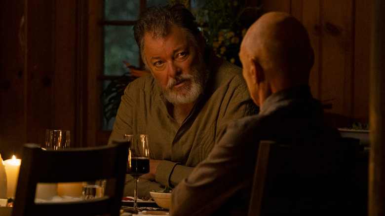 Jonathan Frakes and Patrick Stewart in Star Trek: Picard