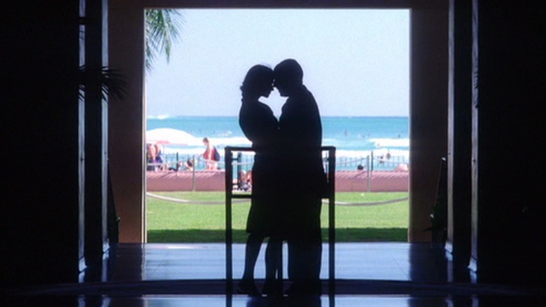 Emily Watson and Adam Sandler in Punch-Drunk Love