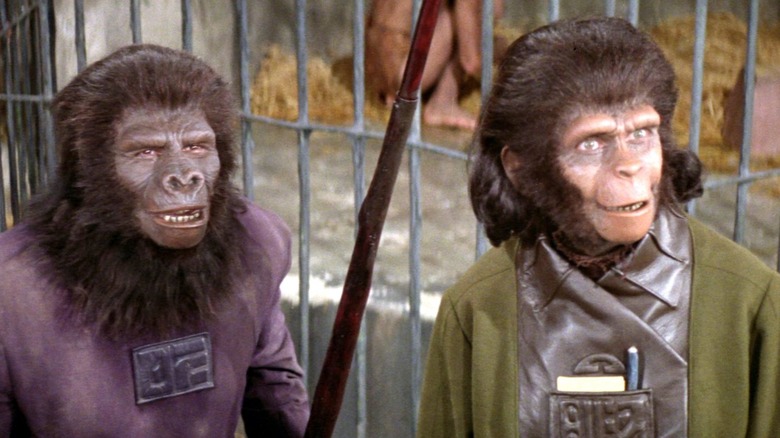 Planet of the Apes Zira and Gorilla
