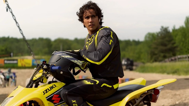 Michael Cimino as Zac riding on a quad in Motorheads