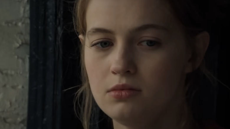 Olivia Welch's Heather Nill is seen in closeup in Panic