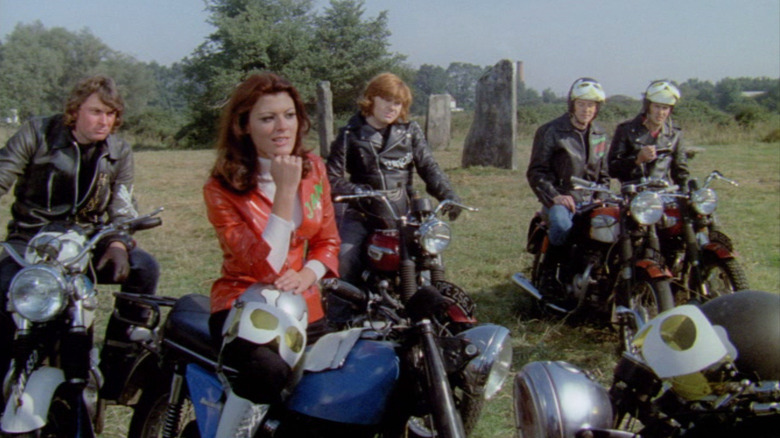 The Living Dead biker gang in Psychomania (1973)
