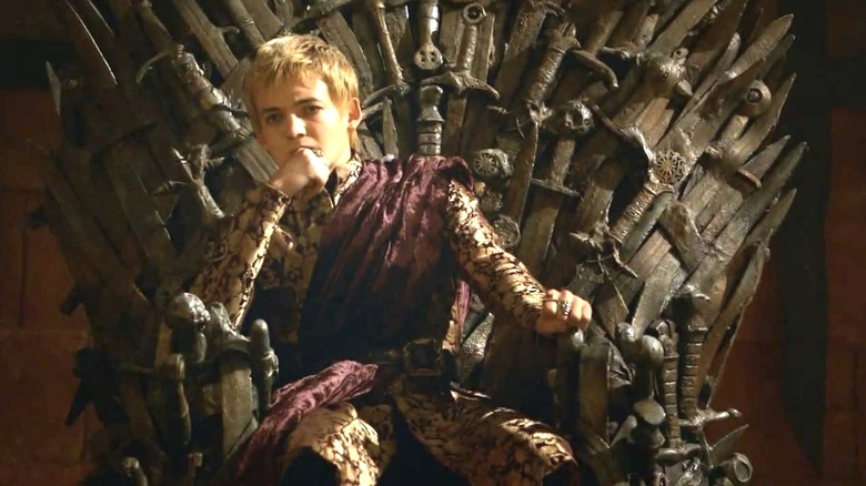 Game of Thrones, Joffrey sitting on the throne
