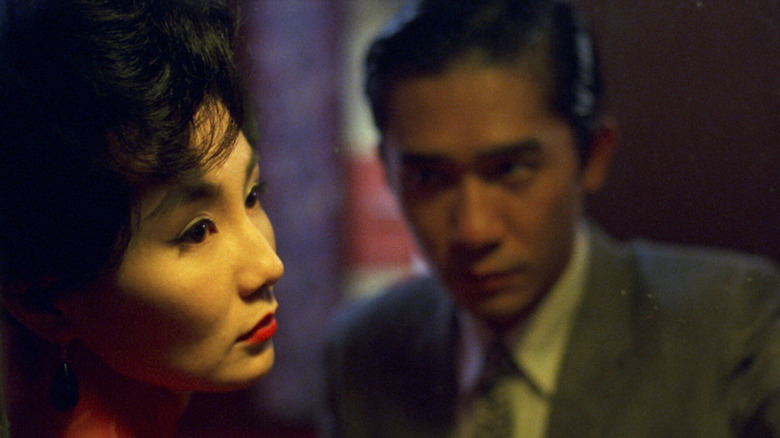 Maggie Cheung and Tony Leung in In The Mood For Love