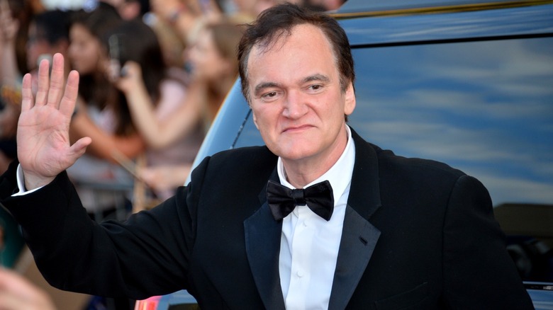 Quentin Tarantino Waving At Cannes