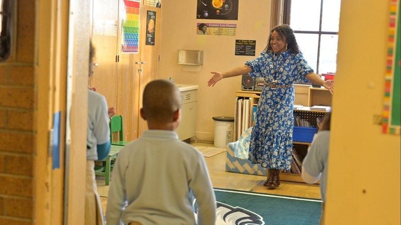 Quinta Brunson as Janine Teagues in Abbott Elementary
