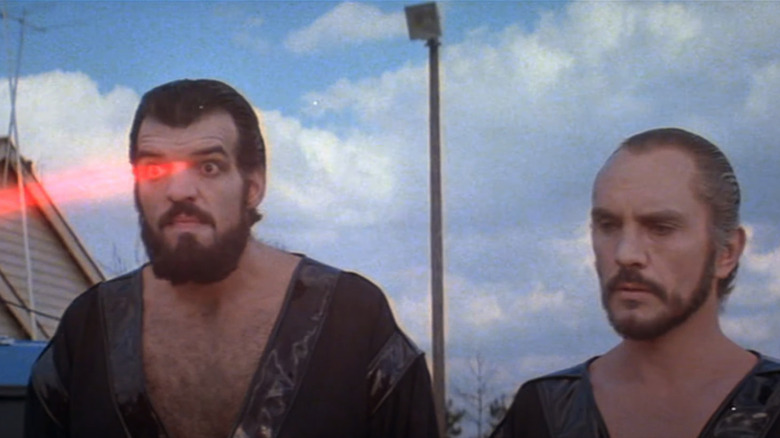 Jack O'Halloran and Terence Stamp in Superman II