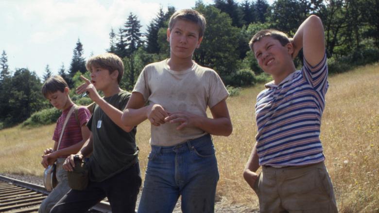 Wil Wheaton, Corey Feldman, River Phoenix, Jerry O'Connell