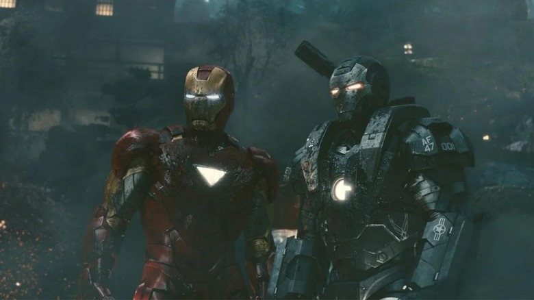 Tony Stark and James Rhodes in Iron Man 2